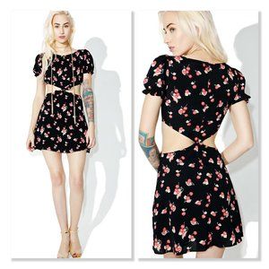 For Love & Lemons Cherry Cut Out Dress NWOT
